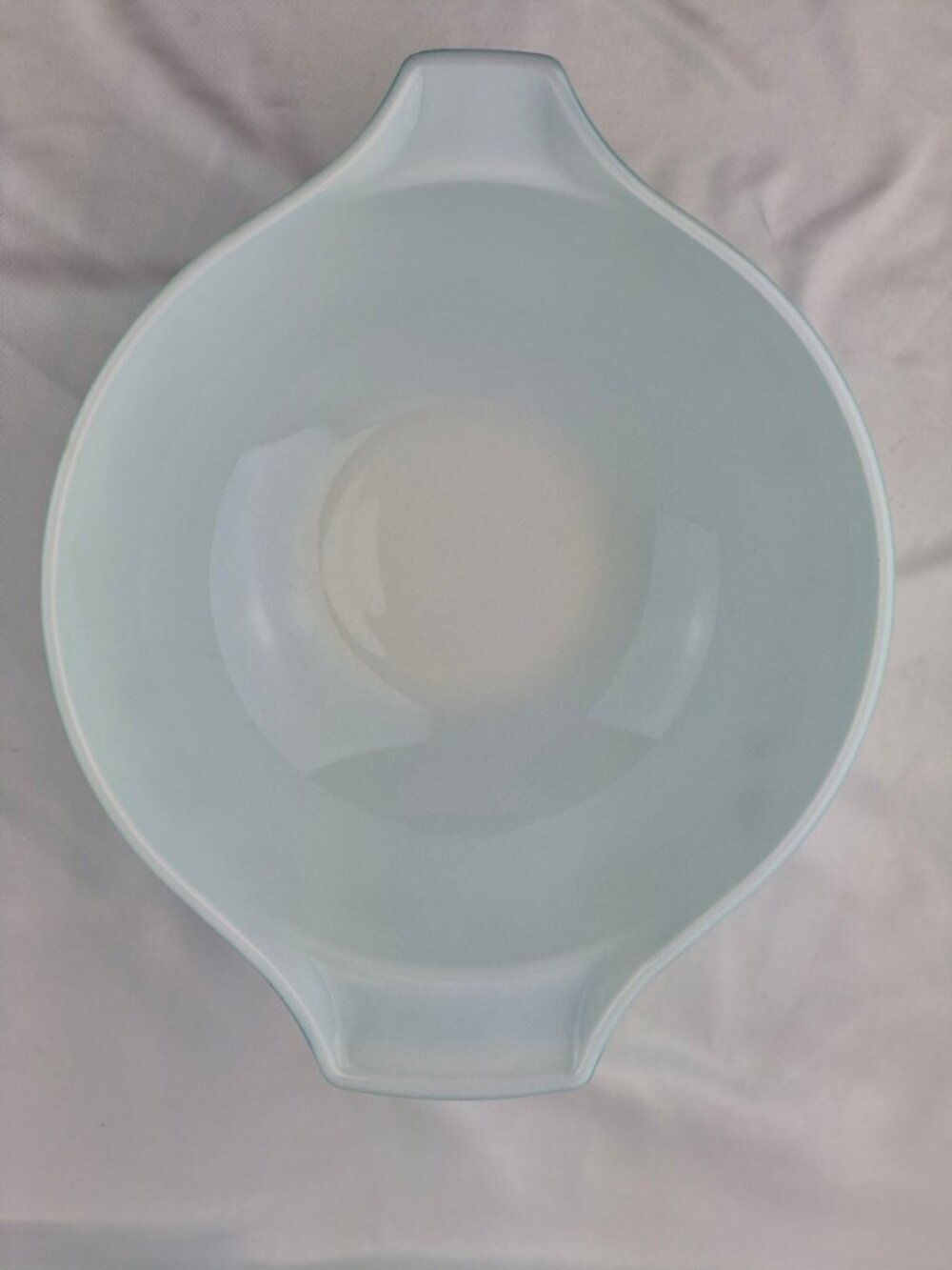 Vintage 444 Pyrex Hot Air Balloon Cinderella Mixing Bowl 4 Quart Turquoise MCM - Picture 4 of 16